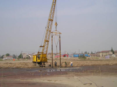 振冲挤密砂桩施工图1