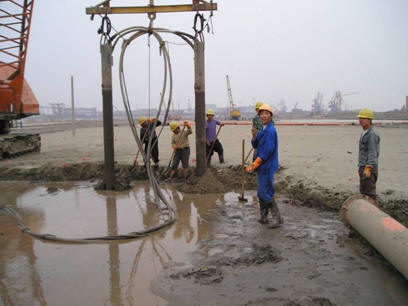 振冲挤密砂桩施工图2